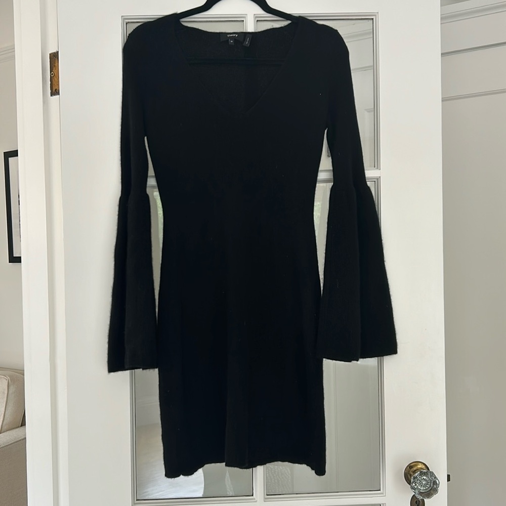 Cashmere Theory Bell Sleeve Dress